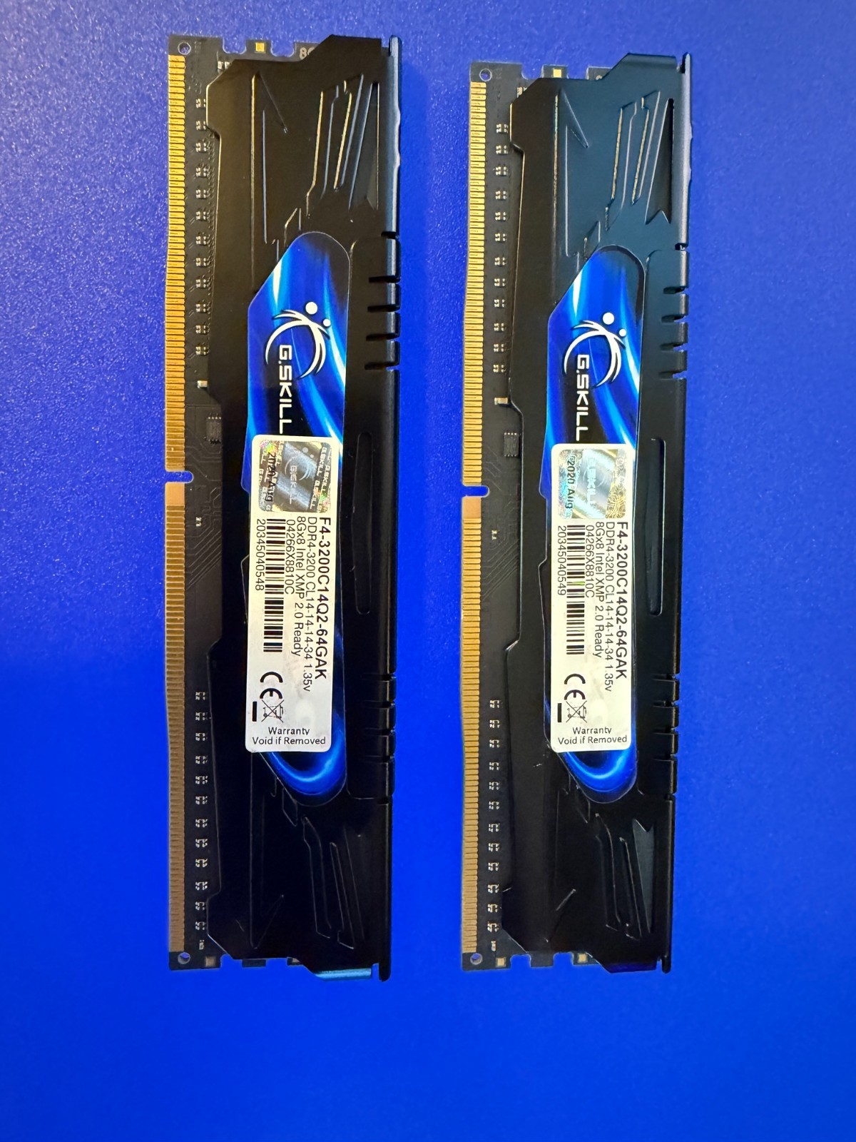 G.Skill Ares 8GB DDR4-3200 CL14 Desktop RAM (F4-3200C14Q2-64GAK) G.Skill Ares 8GB DDR4-3200 CL14 Desktop RAM (F4-3200C14Q2-64GAK)