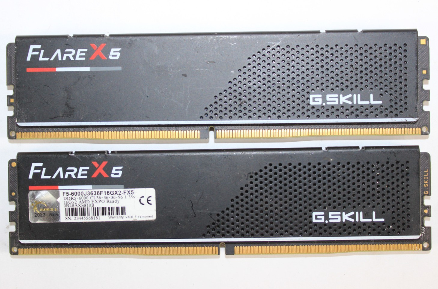 G.Skill Flare X5 32GB (2x16GB) DDR5 Desktop Gaming RAM F5-6000J3636F16GX2-FX5