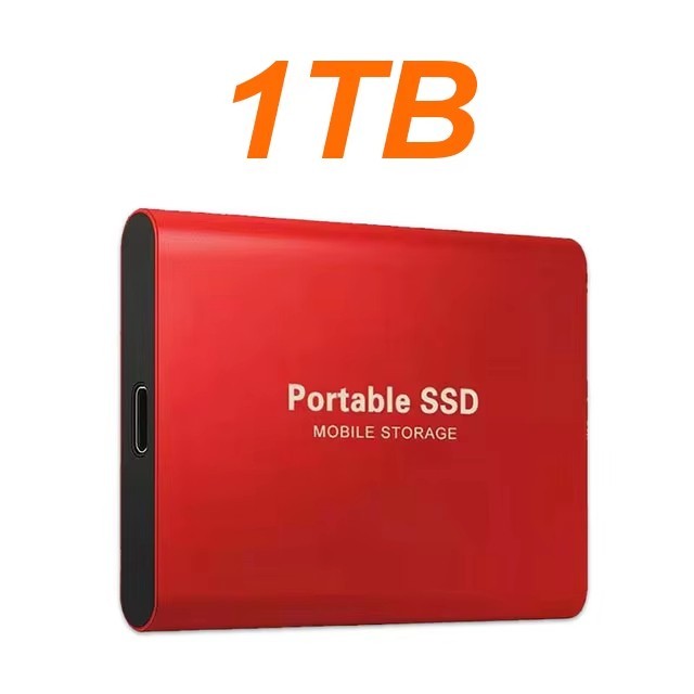 1TB 2TB 4TB Portable SSD Type-C External Hard Drive USB 3.1 High Speed PC
