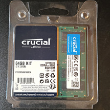 Crucial 64GB (2x32GB) DDR4-3200 PC4-25600 SO-DIMM RAM CT2K32G4SFD832A picture