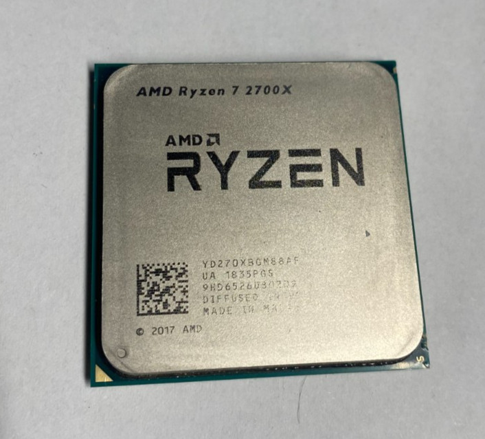 AMD Ryzen 7 2700X 8-Core 16-Thread CPU 4.3GHz Socket AM4 Tested Working