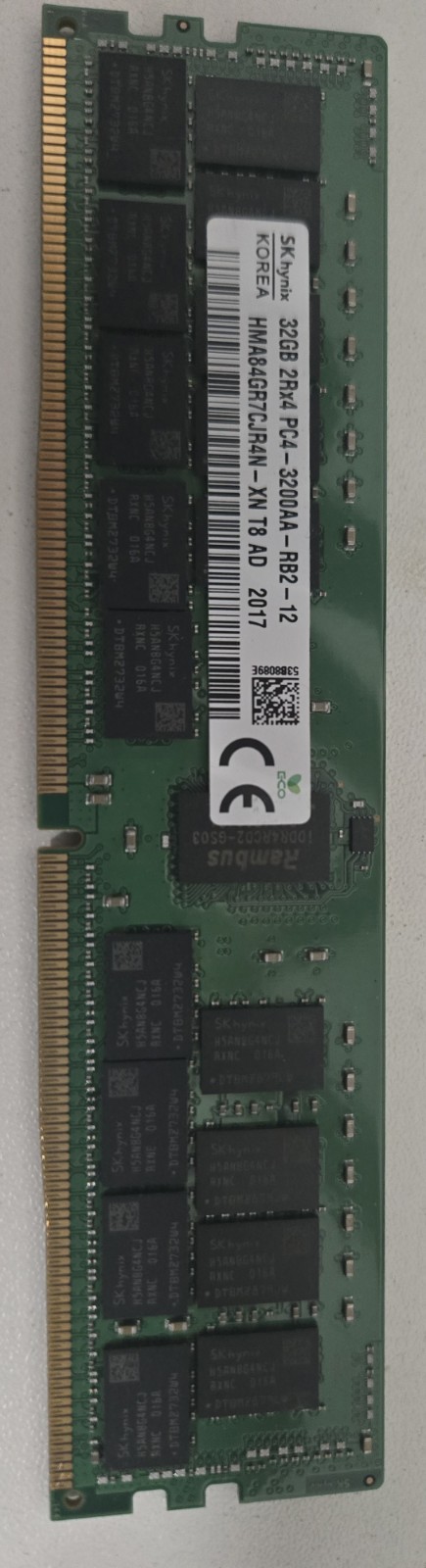 SK Hynix 32GB 2Rx4 PC4-3200AA-RB2-12 RDIMM Server memory