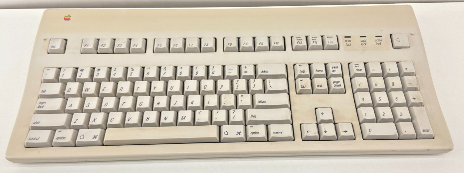 ⌨️ Vintage Apple Extended Keyboard II (Model M3501) ~ Mechanical Keyboard