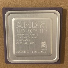 Vintage CPU AMD K6-III+ 400ATZ K6-3+ New Old Stock NOS K6-111+ Super Socket 7 picture