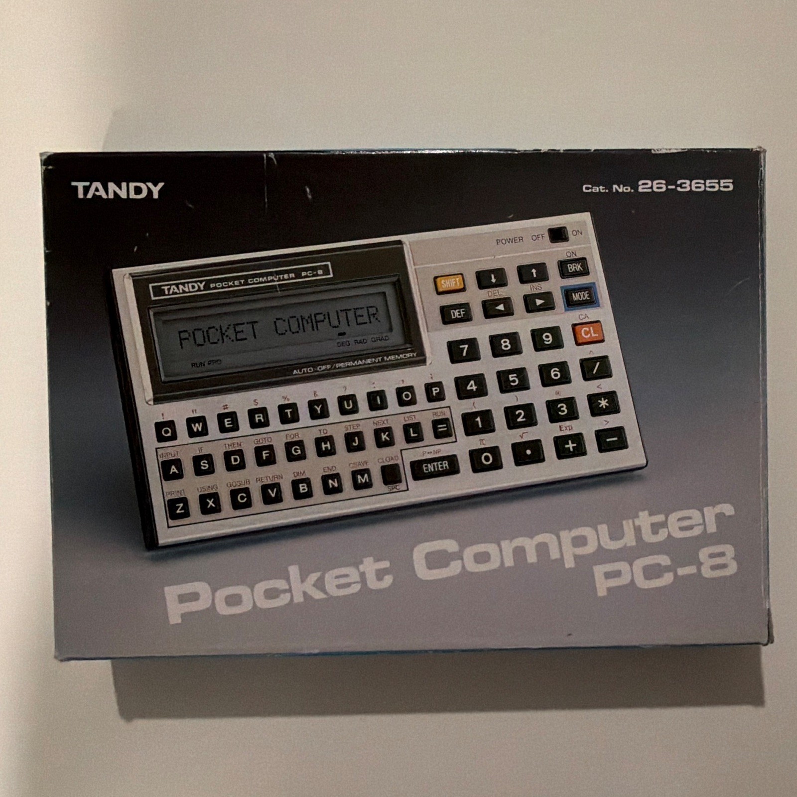 Tandy PC-8 Vintage Pocket Computer MPN 26-3655 w/ Box & Operation Manual Tandy PC-8 Vintage Pocket Computer MPN 26-3655 w/ Box & Operation Manual