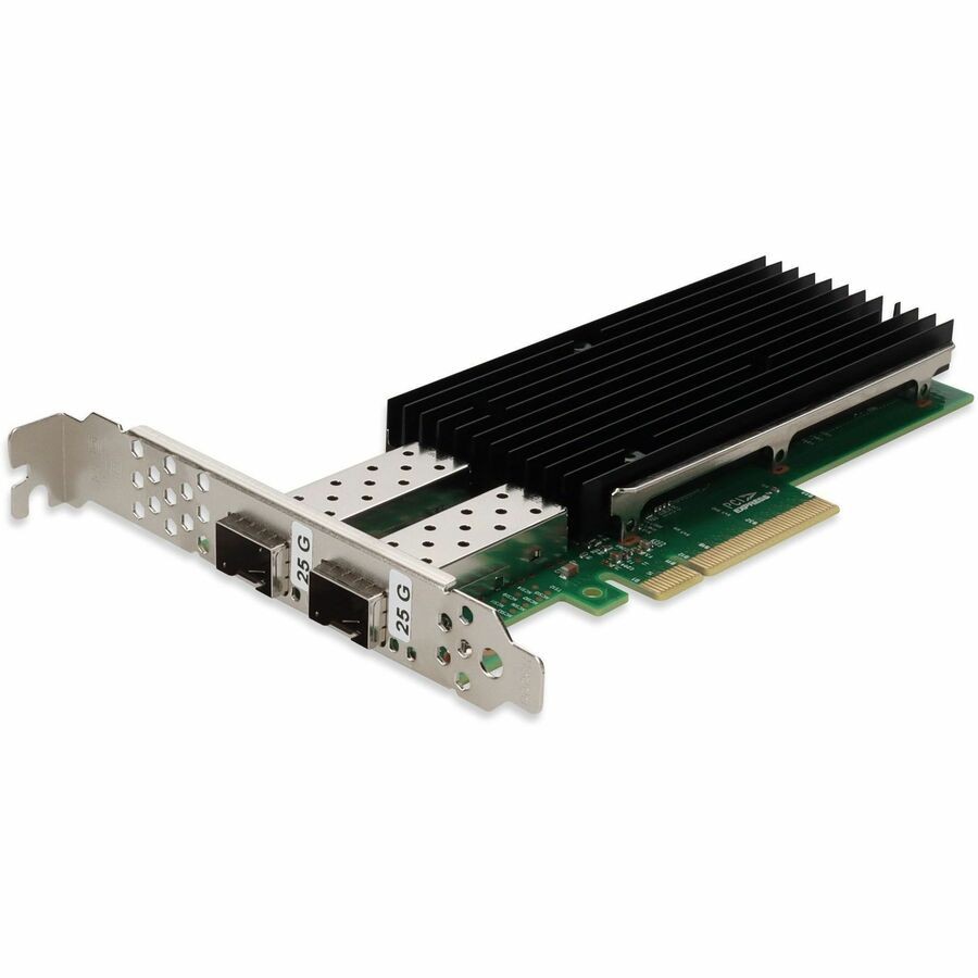 AddOn 25Gbs Dual Open SFP28 Port PCIe 3.0 x8 Network Interface Card w/PXE boot AddOn 25Gbs Dual Open SFP28 Port PCIe 3.0 x8 Network Interface Card w/PXE boot
