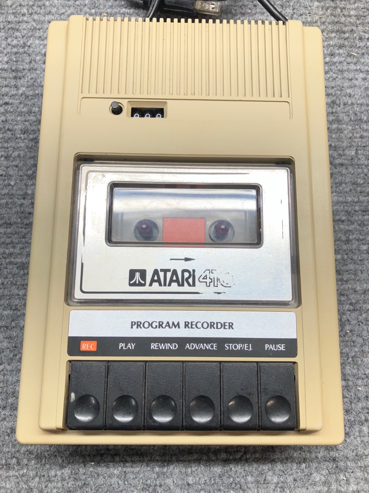 Vintage Atari 410 Program Recorder Cassette Player - Tested/Working