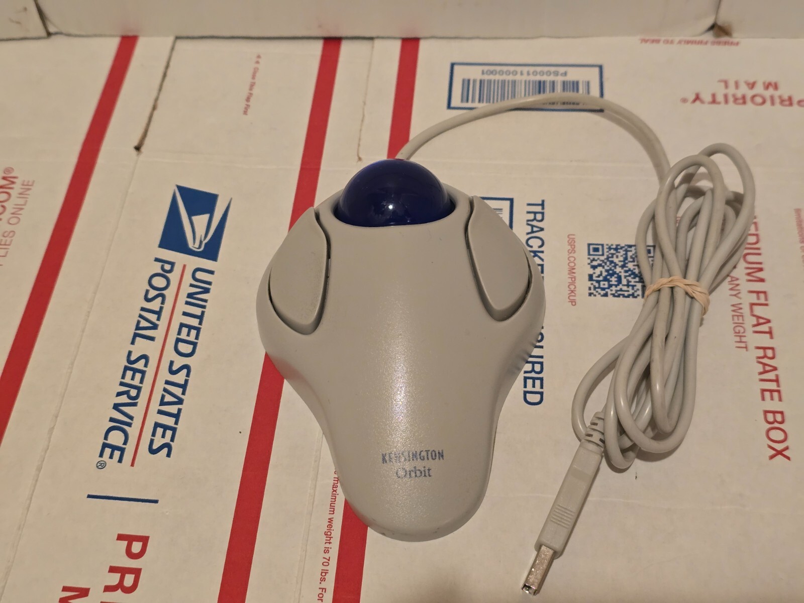 Vintage Kensington Orbit 64226 Ergonomic Trackball Mouse HTB 164 Tested Working
