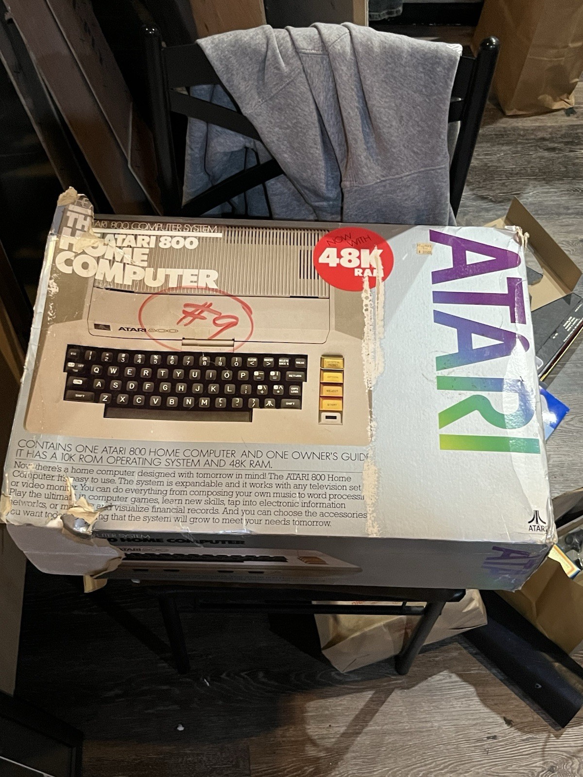 Collector’s Atari 800 Home Computer System w/ Original Box, Manuals & Power Cord Collector’s Atari 800 Home Computer System w/ Original Box, Manuals & Power Cord