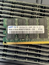 (Lot of 16) Samsung M393T5750CZA-CE6 2GB 240p PC2-5300 DDR2-667 1.8V ECC RDIMM picture