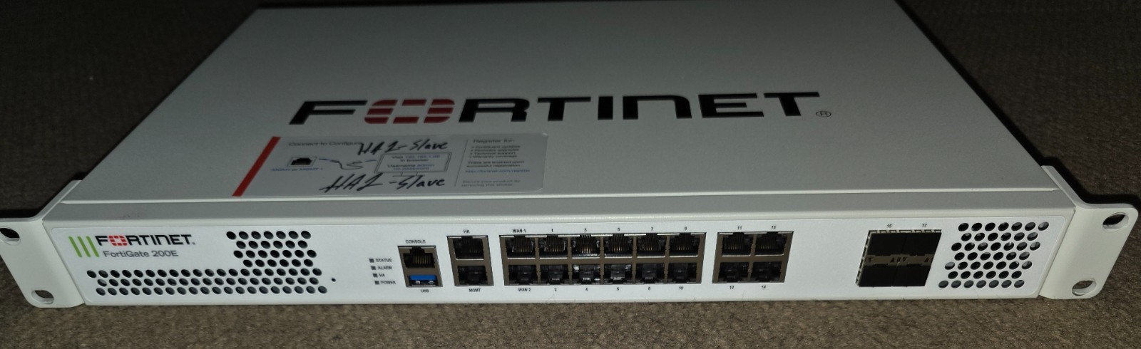 Fortinet FG-200E VPN Firewall Security