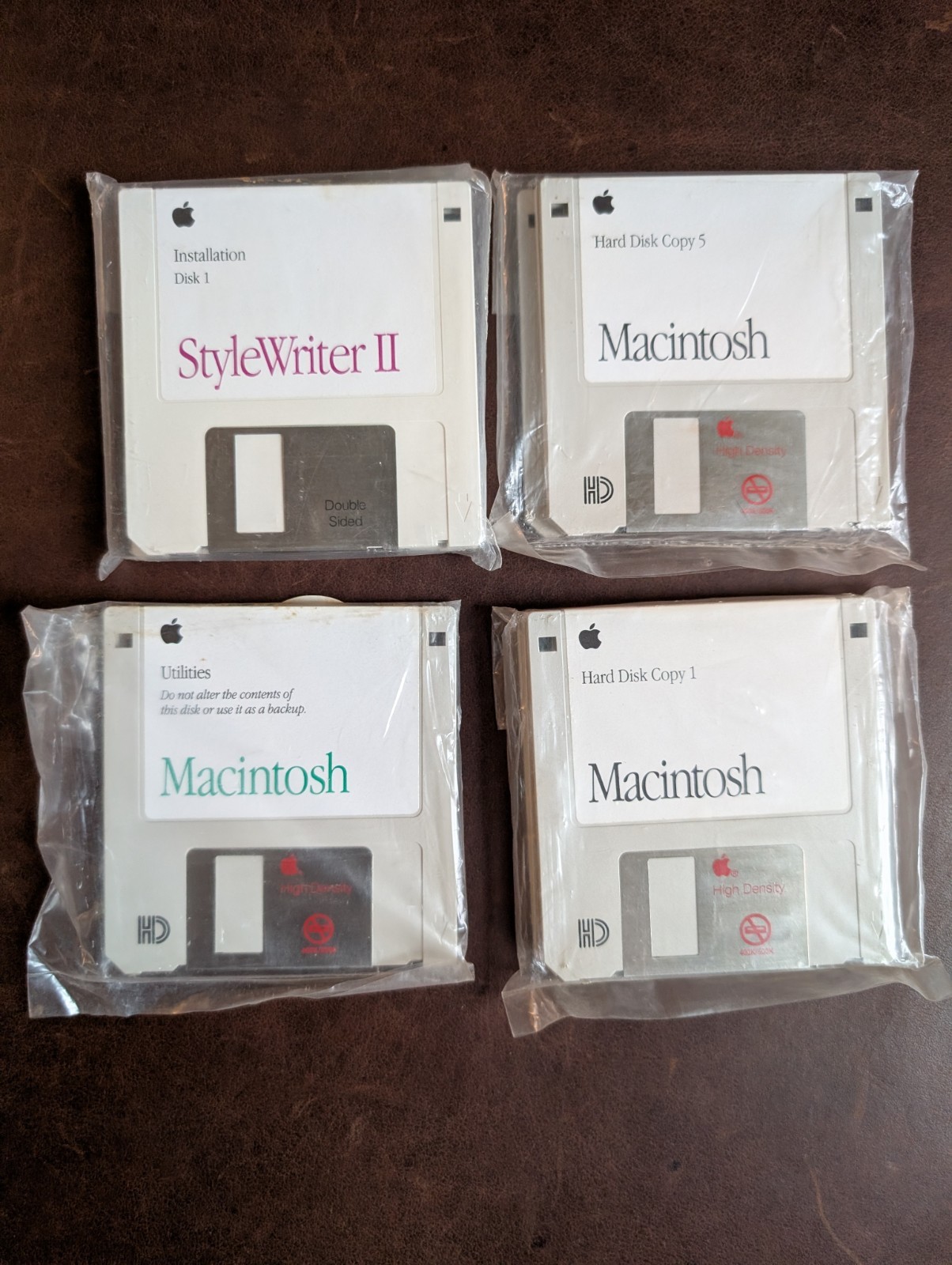 Vintage 1992 Mac System 7.1P1 Apple Software 3.5” Floppy Disks NOS