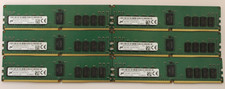 Lot of 6 Micron 16GB(96GB) DDR4 2933MHz RDIMM Server MM RAM MTA18ASF2G72PDZ-2G9 picture