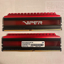 Patriot Viper 16GB (2x8GB) DDR4 3733MHz 288-Pin DIMM RAM PV416G373C7K - EUC picture
