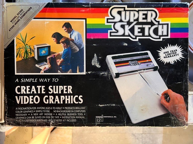 Vintage 1984: Super Sketch G2300 For Atari Home Computer