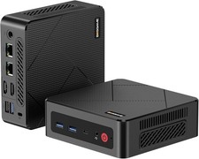 BOSGAME E4 Air Mini PC, AMD Ryzen 5 3500U 8GB DDR4 256GB SATA SSD picture
