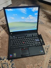 Vintage IBM ThinkPad T41 Laptop Pentium M 1.60GHz, 1GB RAM, 40GB HDD, Win XP picture