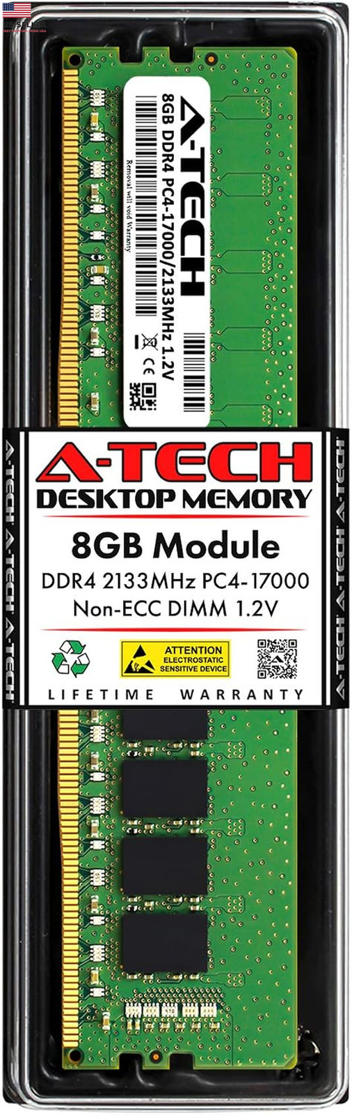 8GB DDR4 2133 Mhz UDIMM PC4-17000 (PC4-2133P) CL15 DIMM Non-Ecc Desktop RAM Mem 8GB DDR4 2133 Mhz UDIMM PC4-17000 (PC4-2133P) CL15 DIMM Non-Ecc Desktop RAM Mem