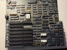 Vintage AT  640k Large System Board - 80286- 10 Motherboard - Works picture