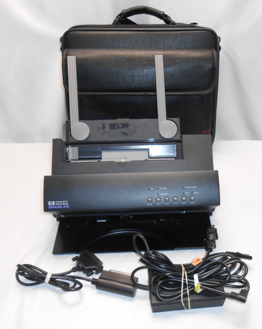 HP Hewlett Packard Deskjet 310 With Accessories Vintage EXCELLENT Condition HP Hewlett Packard Deskjet 310 With Accessories Vintage EXCELLENT Condition