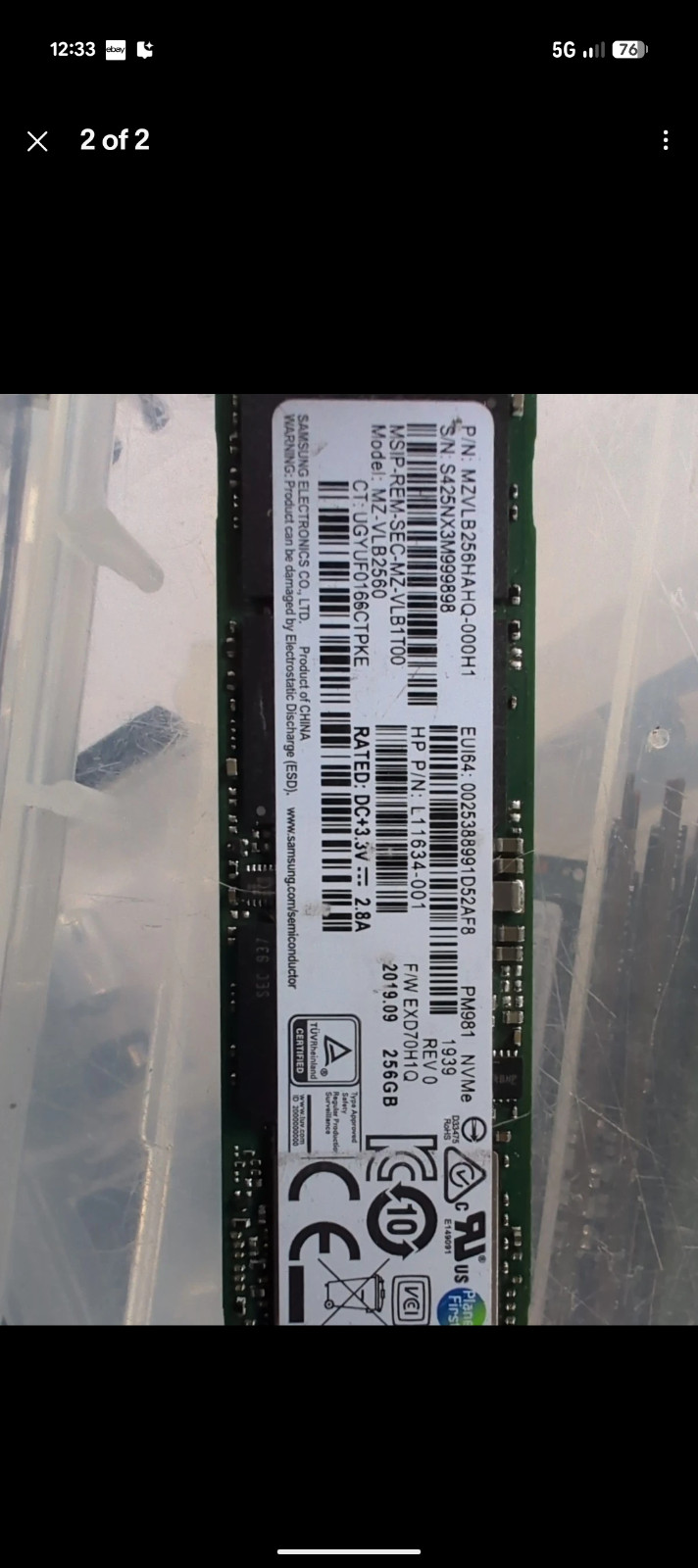 Micron MTFDDAV256TBN 256 GB,Internal,M.2 2280 Solid State Drive Micron MTFDDAV256TBN 256 GB,Internal,M.2 2280 Solid State Drive