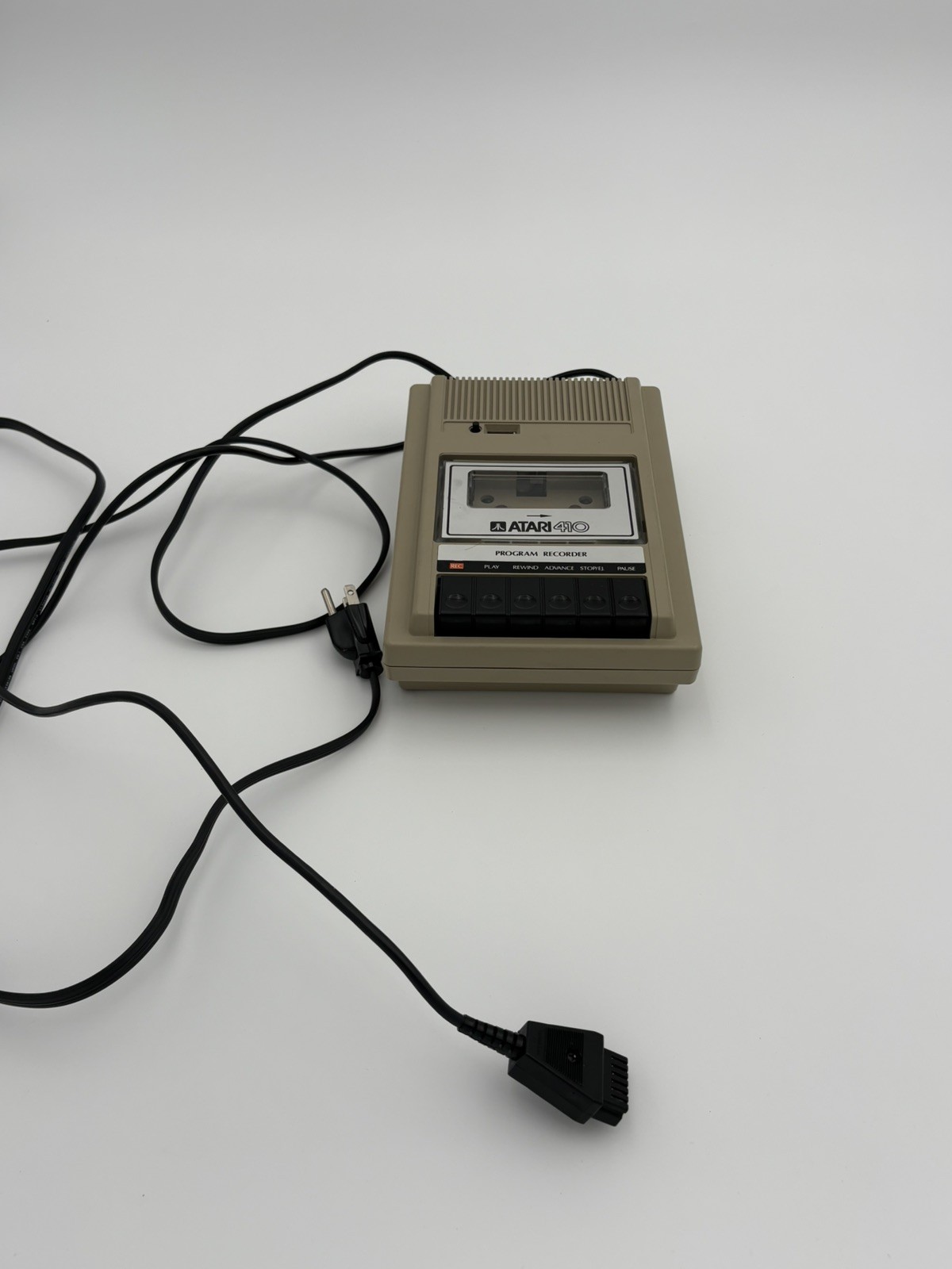 READ UNTESTED But Works Vintage Atari 410 Program Recorder 