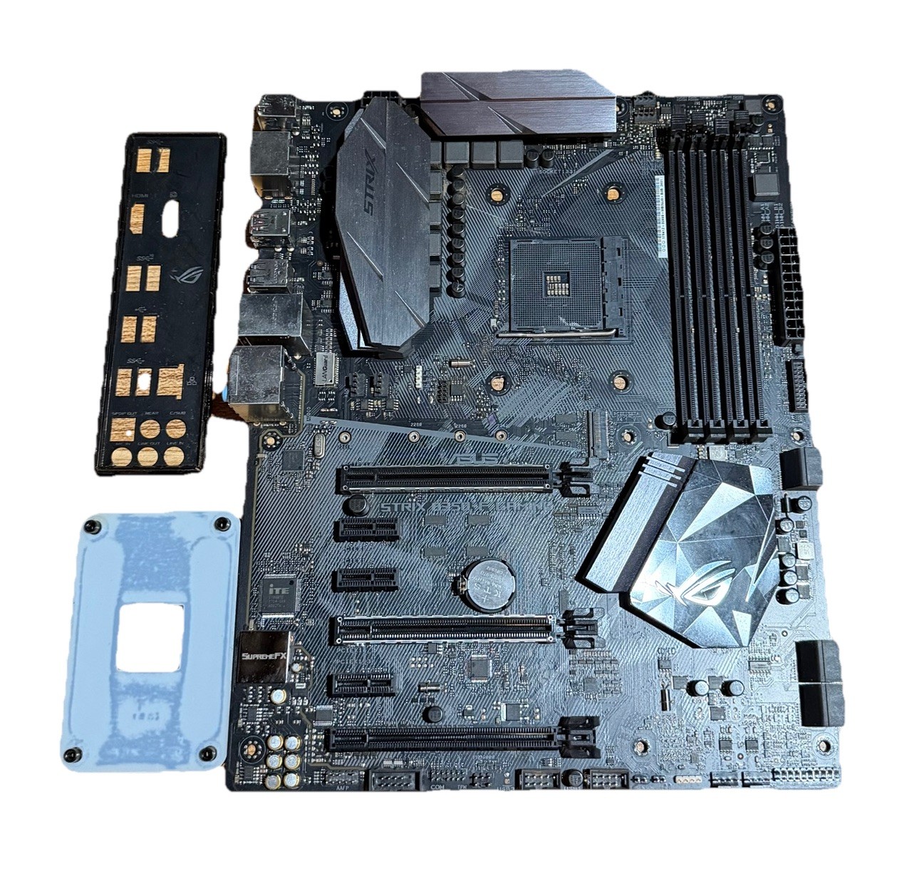 ASUS ROG Strix B350-F Gaming AMD AM4 ATX Motherboard + IO Shield ...