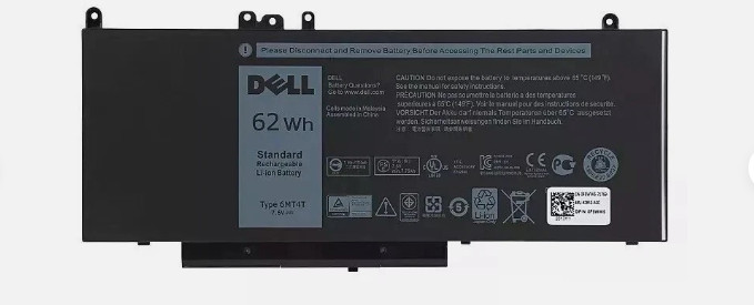 Genuine OEM 6MT4T 62WH Battery For Dell Latitude E5470 E5570 6MT4T 07V69Y 7V69Y Genuine OEM 6MT4T 62WH Battery For Dell Latitude E5470 E5570 6MT4T 07V69Y 7V69Y