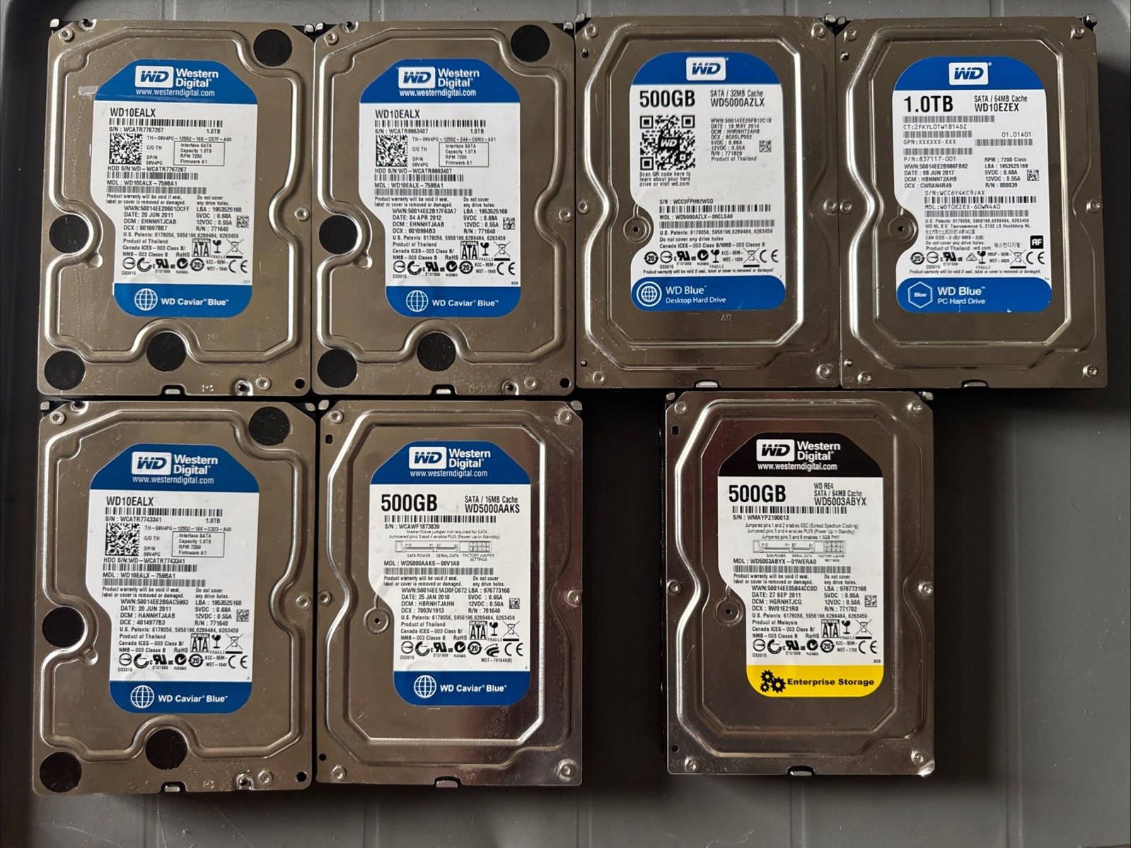 7 Western Digital 3.5\