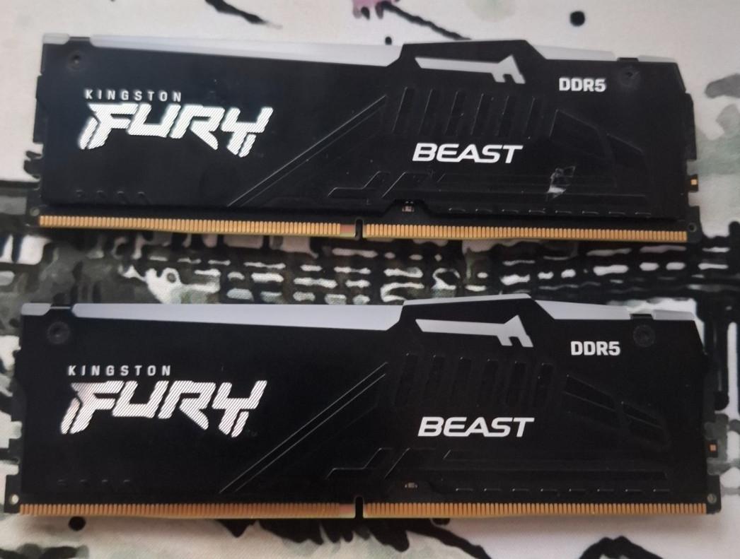 Kingston FURY Beast RGB 8GBx2 RAM (16GB total) 6000MT/s KF560C40BBAK2-16 Kingston FURY Beast RGB 8GBx2 RAM (16GB total) 6000MT/s KF560C40BBAK2-16
