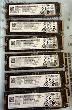 Lot of 6 Samsung SSD 256GB PM9A1 NVMe Tested Good. picture