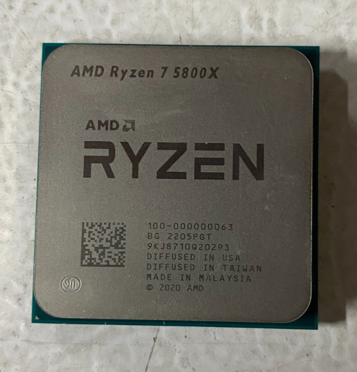 AMD Ryzen 7 5800X 8-Core 16-Thread CPU 4.7GHz Socket AM4 Tested Working