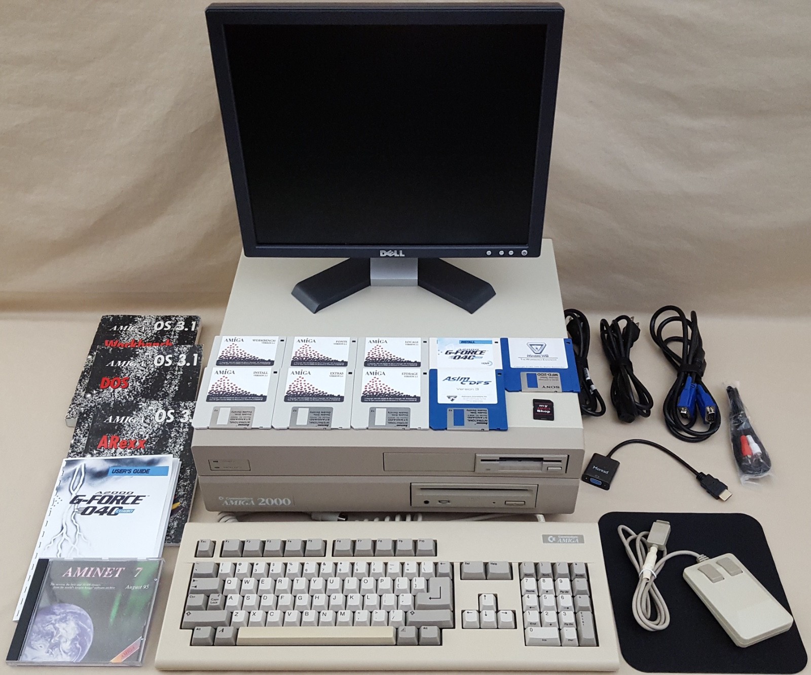 Commodore Amiga 2000 Desktop Computer GVP 68040 2mb MegAChip ZuluSCSI ...