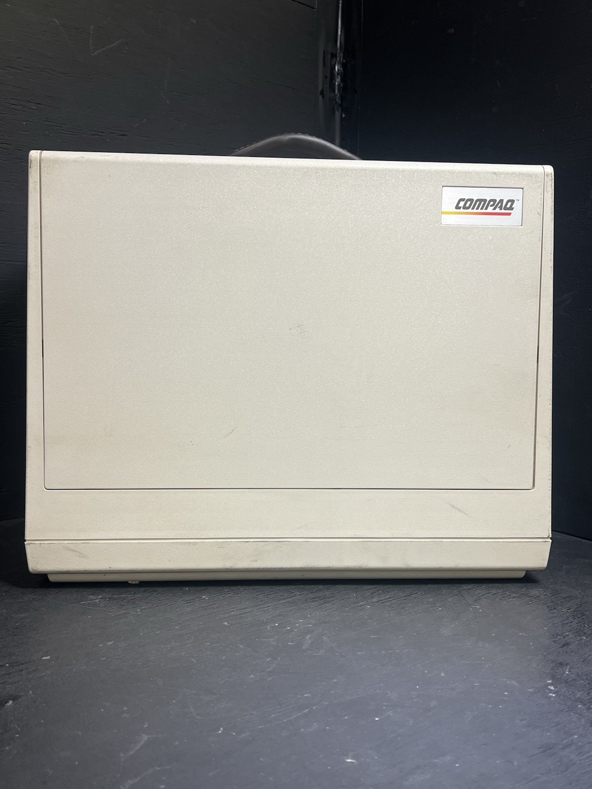 Vintage Compaq Portable Plus Luggable Computer PC Parts Repair Retro *PARTS*