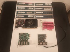 Vintage Computer Parts Lot -8 PC3 4GB Ram Dual HDMI Graphics Card 4 Port 3.0 USB picture