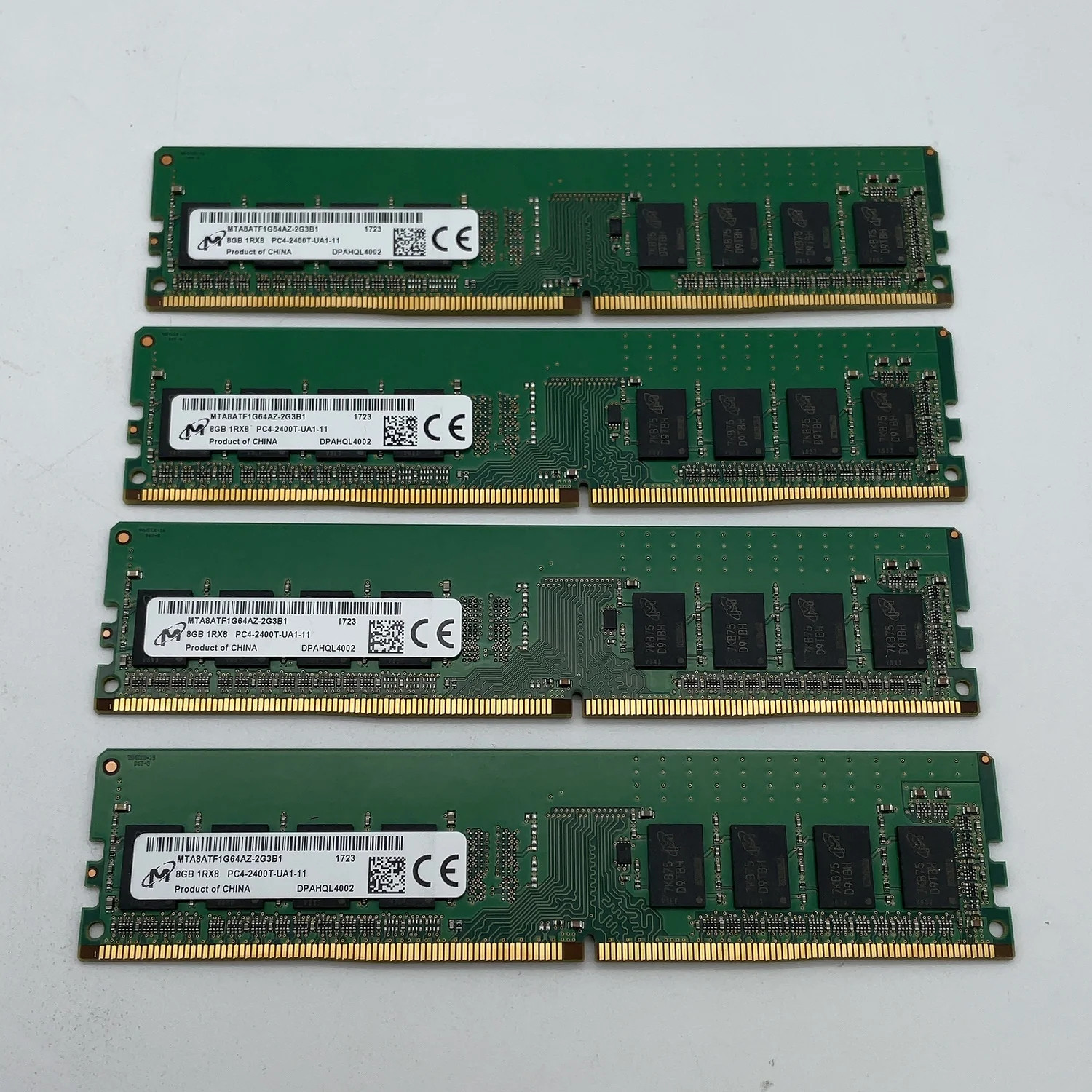 Micron 8GB RAM DDR4 32GB (4x8GB) RAM DDR4 2400MHz MTA8ATF1G64AZ-2G3B1