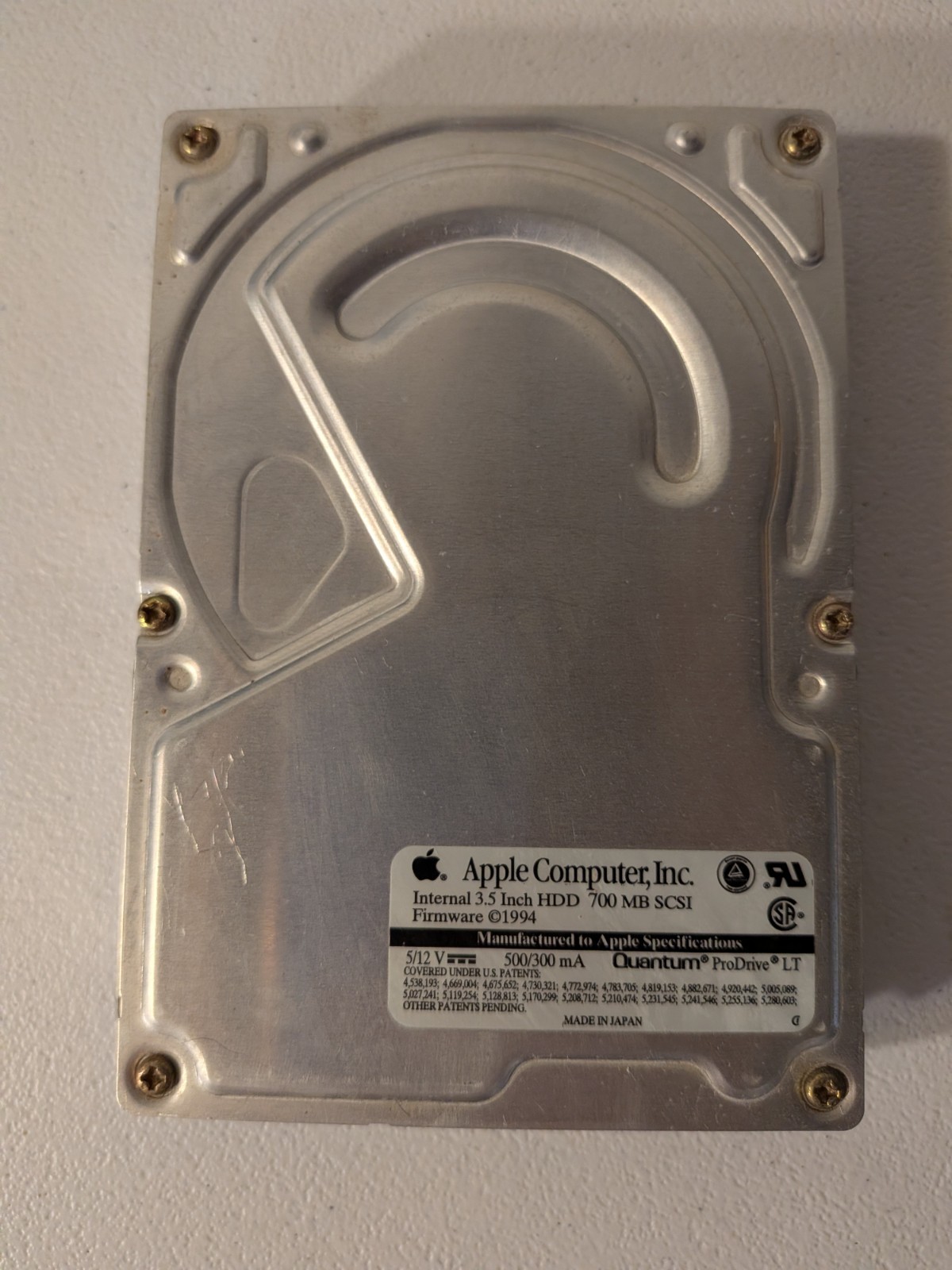 VINTAGE Apple Quantum ProDrive LT 700MB 3.5 VINTAGE Apple Quantum ProDrive LT 700MB 3.5