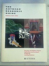 Vintage 1992 The AutoCAD Resource Guide Summer/Fall Autodesk Tech Manual picture