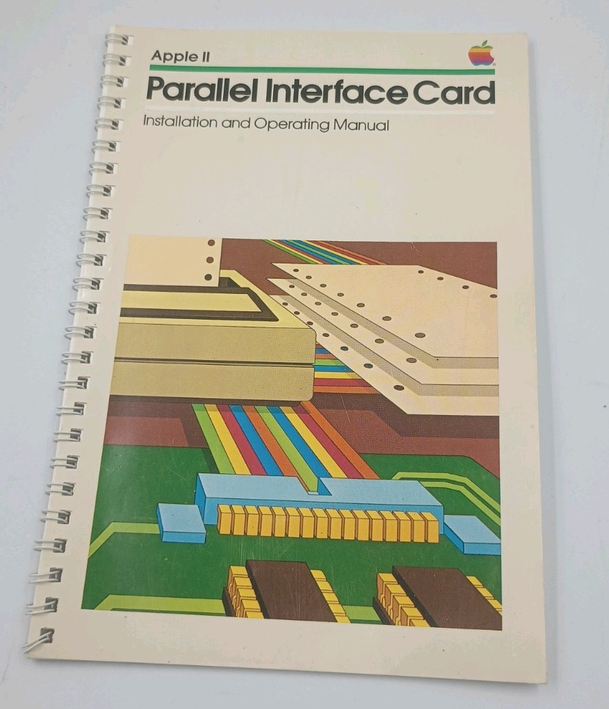 Vintage PC Apple II ParallelI Interface Operating System Reference Manual 1970s Vintage PC Apple II ParallelI Interface Operating System Reference Manual 1970s