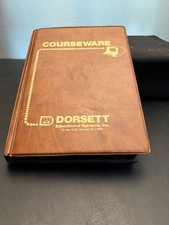 Vintage 1984 Dorsett TRS-80 Accounting Courseware Cassette Binder Retro Tech picture