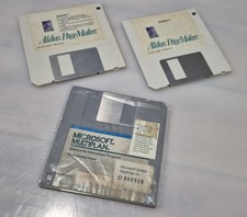 Vintage Mac Software: Aldus PageMaker Disk 1+3 & Microsoft Multiplan Macintosh  picture
