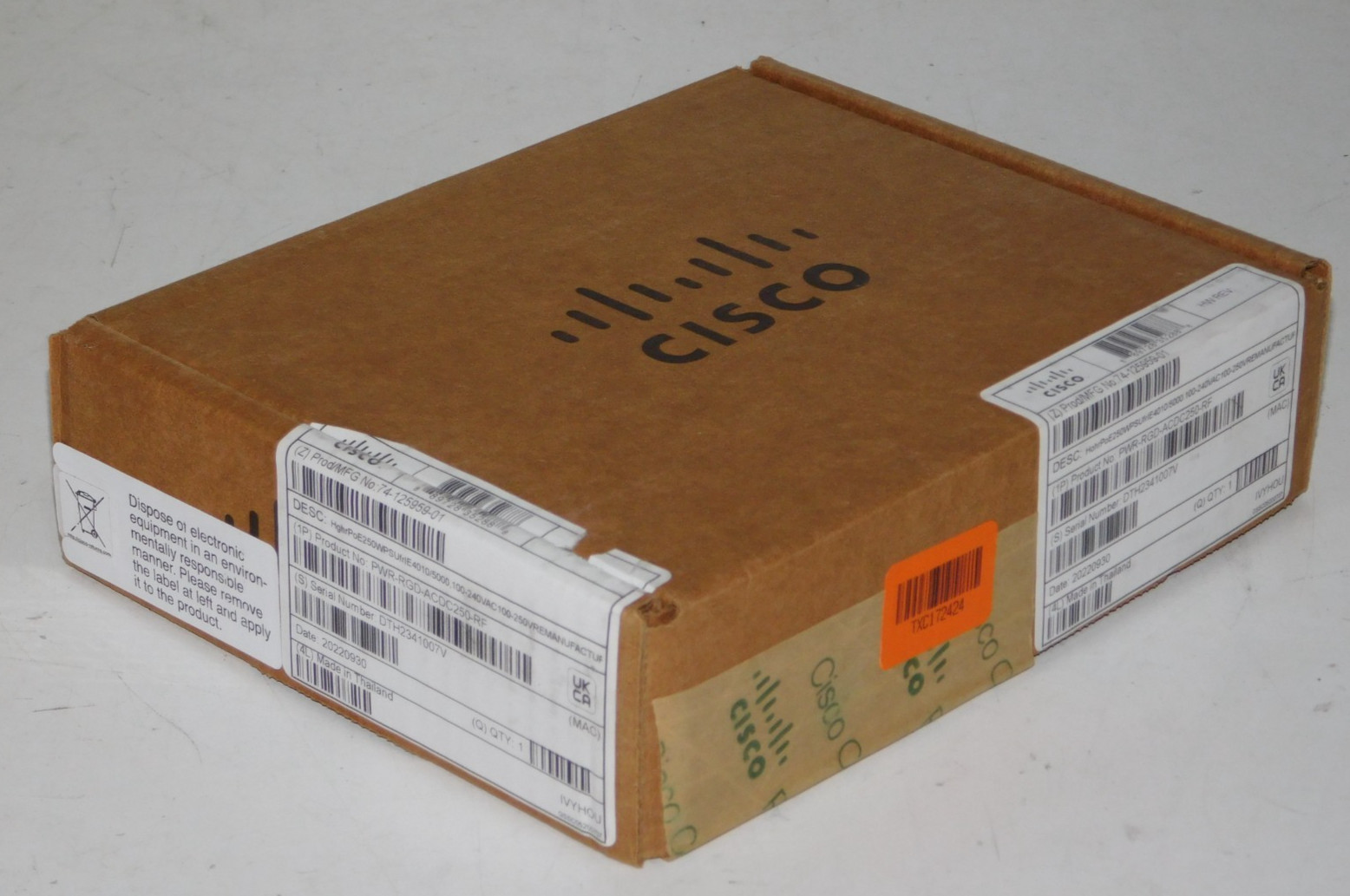 New Cisco PWR-RGD-AC-DC-250 RF Industrial Ethernet Power Supply Unit 250w Module