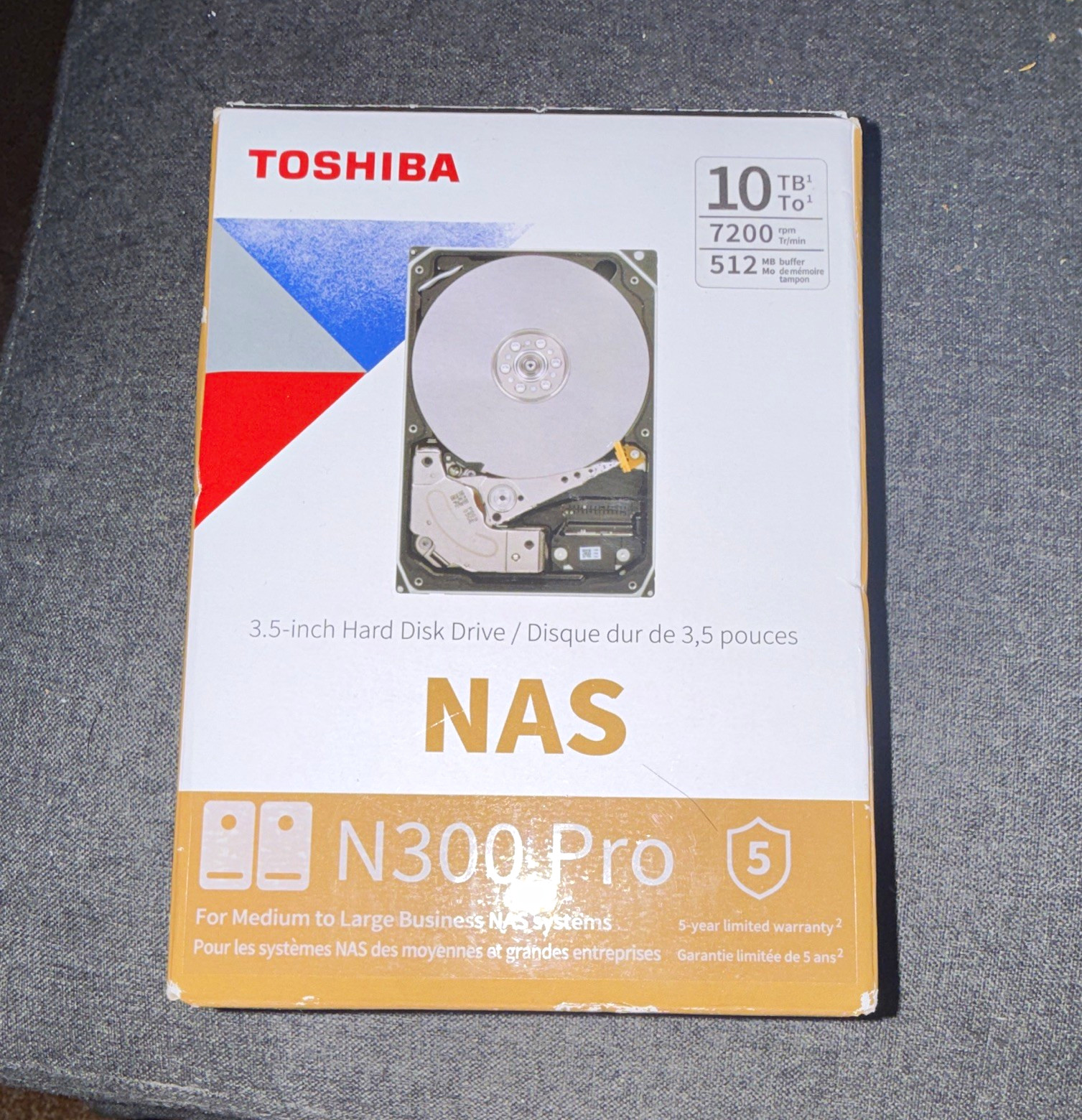Toshiba N300 Pro 10TB 3.5\ Toshiba N300 Pro 10TB 3.5\