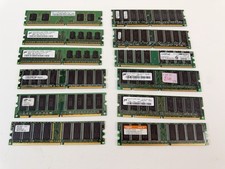 Lot of 12 Vintage RAM Memory Sticks DDR2 DDR SDRAM Samsung Micron Hynix Crucial picture