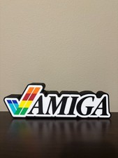 Amiga LED Lighted Sign Retro Computer Gaming Wall Decor 12 Inch picture