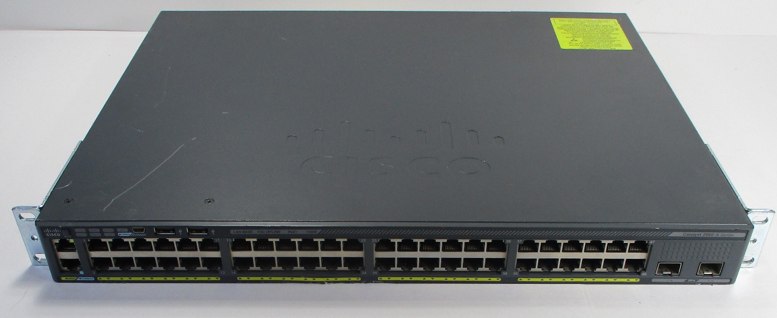 Cisco Catalyst WS-C2960X-48FPD-L 48-Port 10G SFP+ PoE Network Switch Cisco Catalyst WS-C2960X-48FPD-L 48-Port 10G SFP+ PoE Network Switch