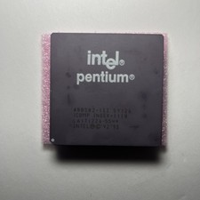Intel Vintage Pentium 133 Ceramic Gold Pin CPU A80502-133 SY126 Untested picture