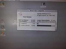 Apple Power Macintosh 6100/66 M1596 Vintage - WORKING picture