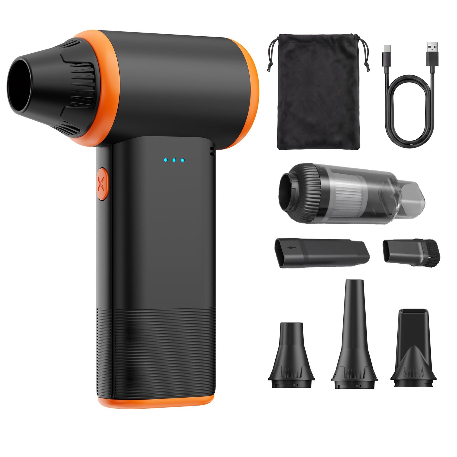 ZUZELT X211 Compressed Air Duster and Mini Vacuum
