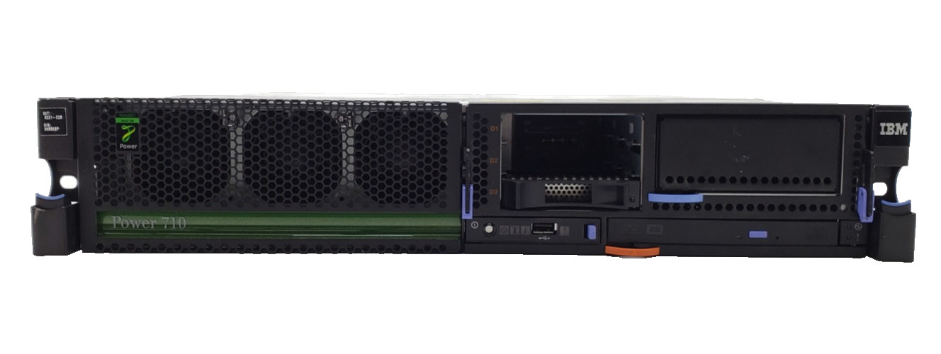 IBM Power 710 Express 8231-E2B POWER7 8GB DDR3 RAM 2U Rack Server No HDD.